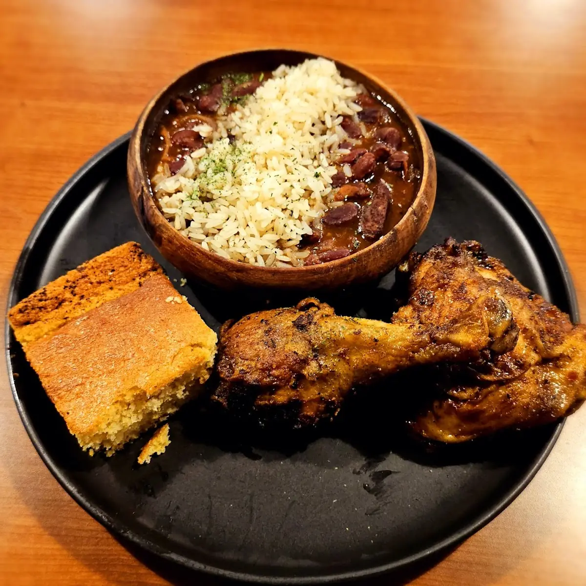 Red Beans & Rice with Blackened Chicken