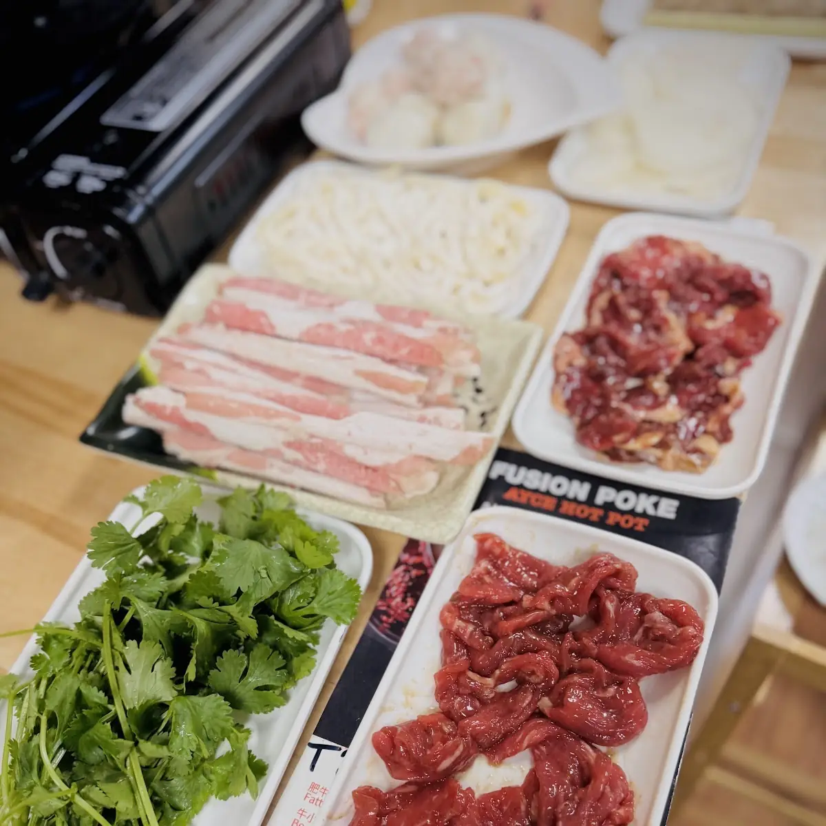 Meats Selected for Hot Pot