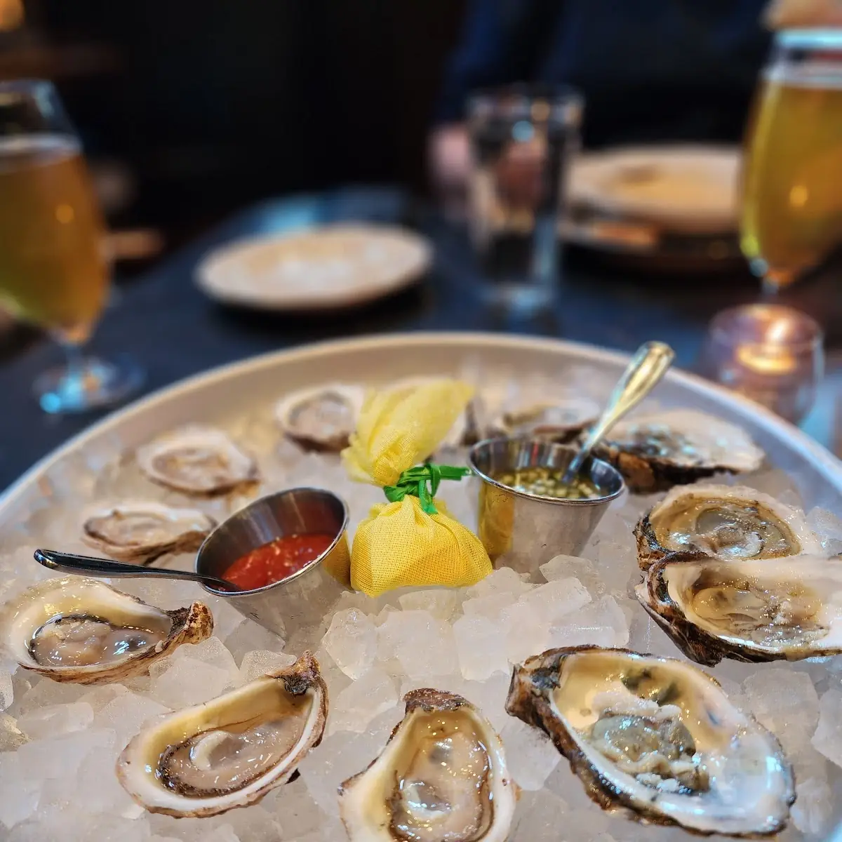 Fried Calamari and Fresh Oysters