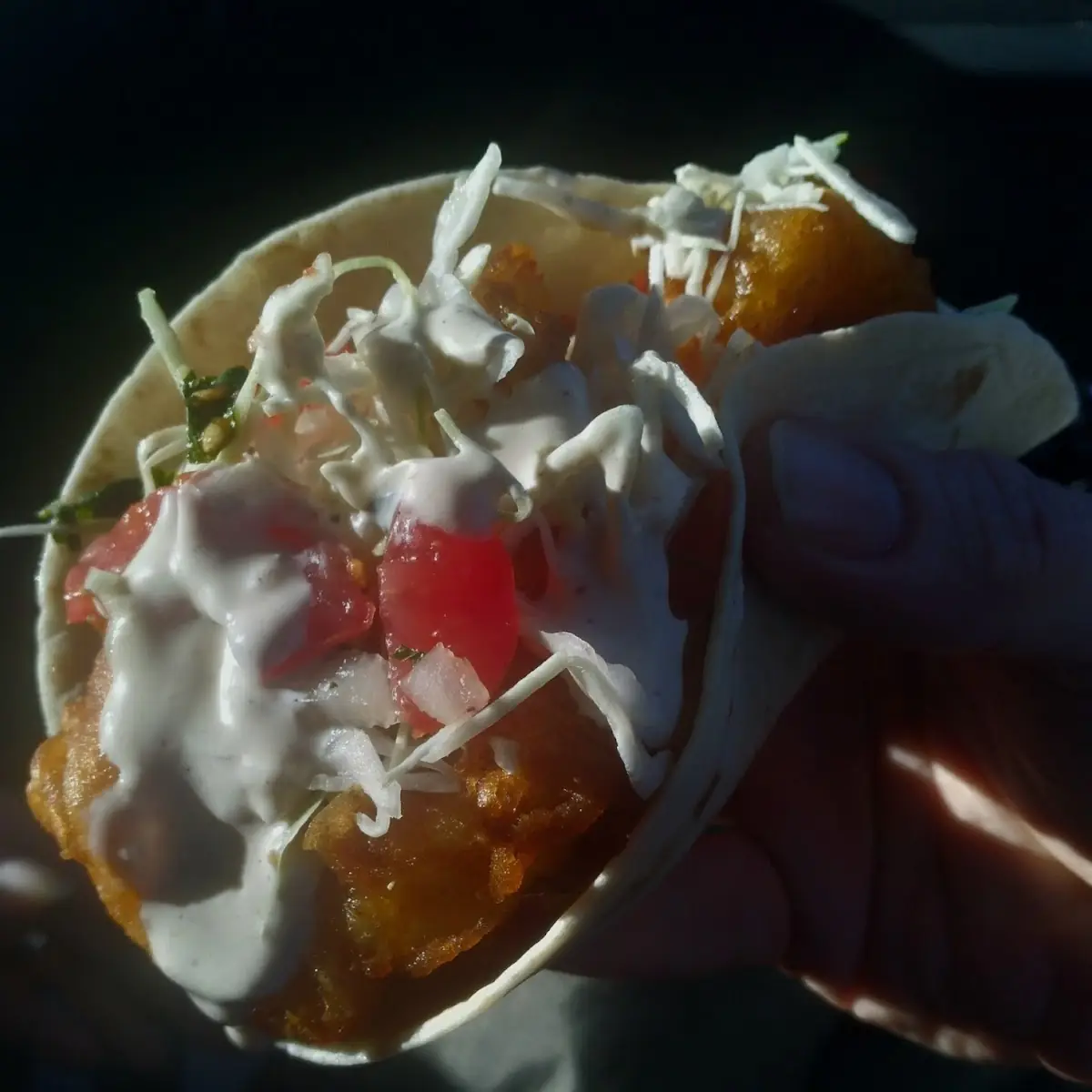Beer Battered Fish Taco