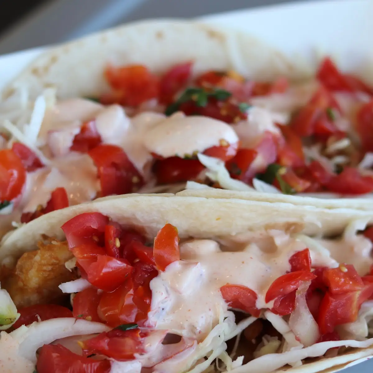 Great Cod Almighty with Chipotle Garlic Sauce