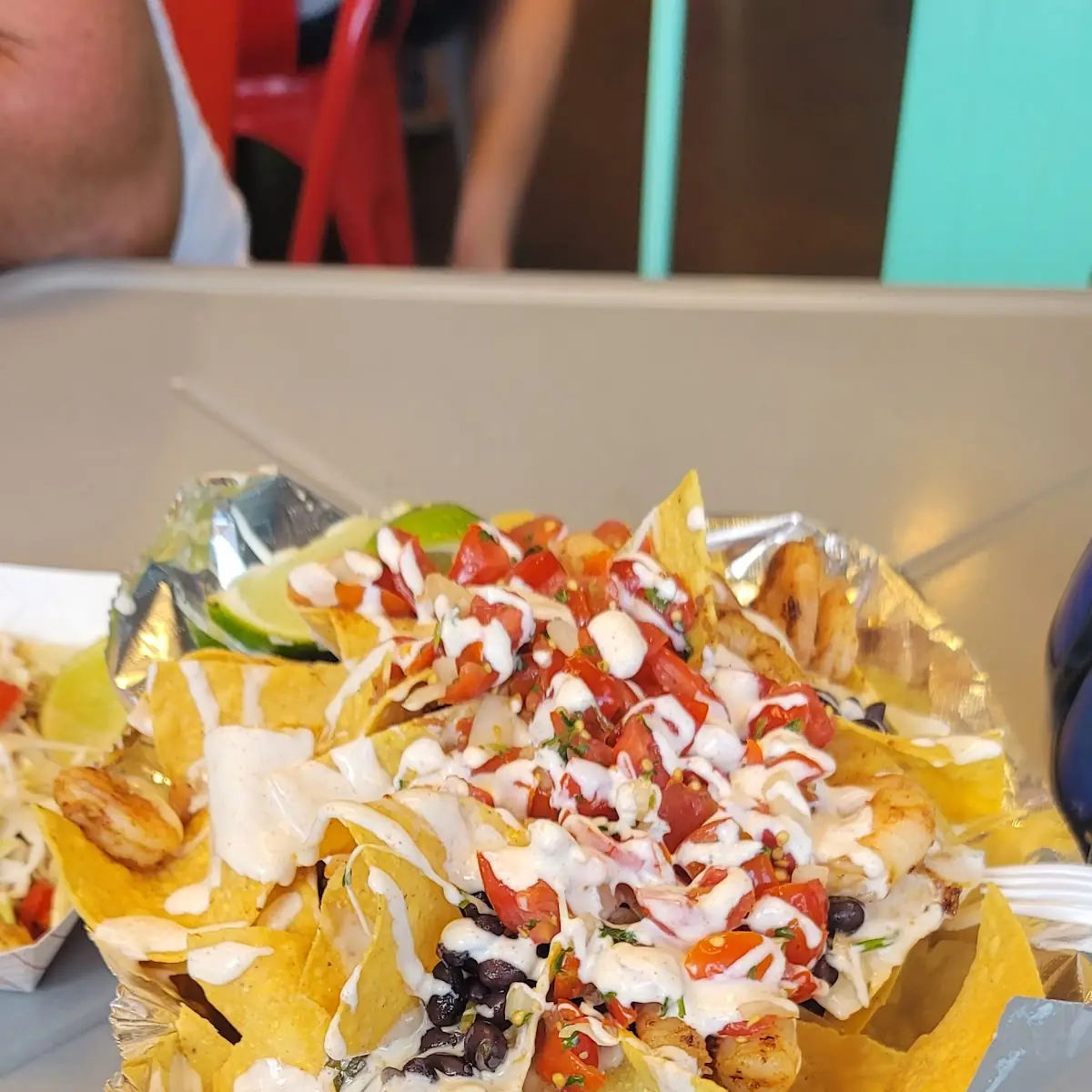 Tortilla Chips Topped