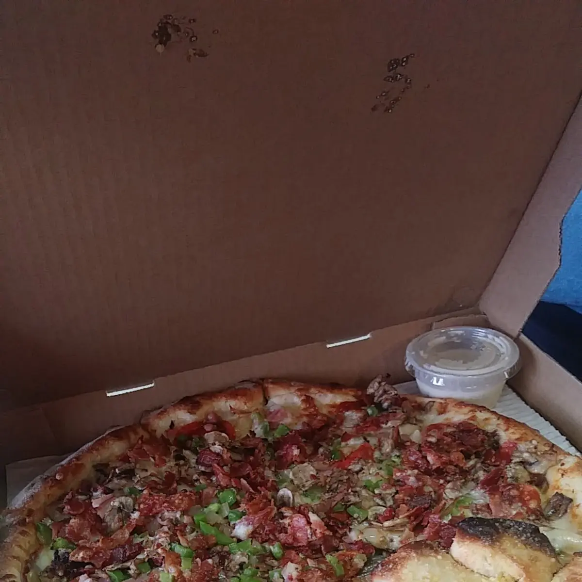 Combination Pizza and Garlic Bread Sticks