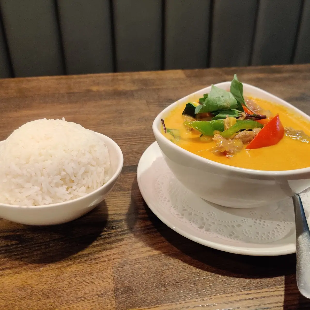 Panang Curry Rice not Included
