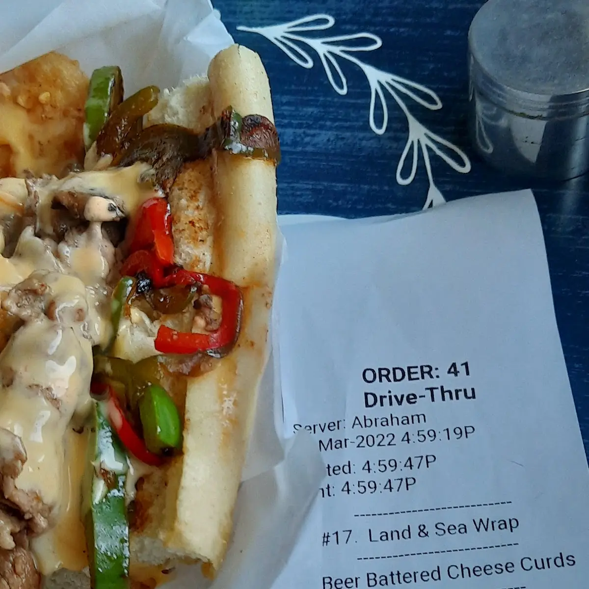 Land and Sea Philly Cheesesteak