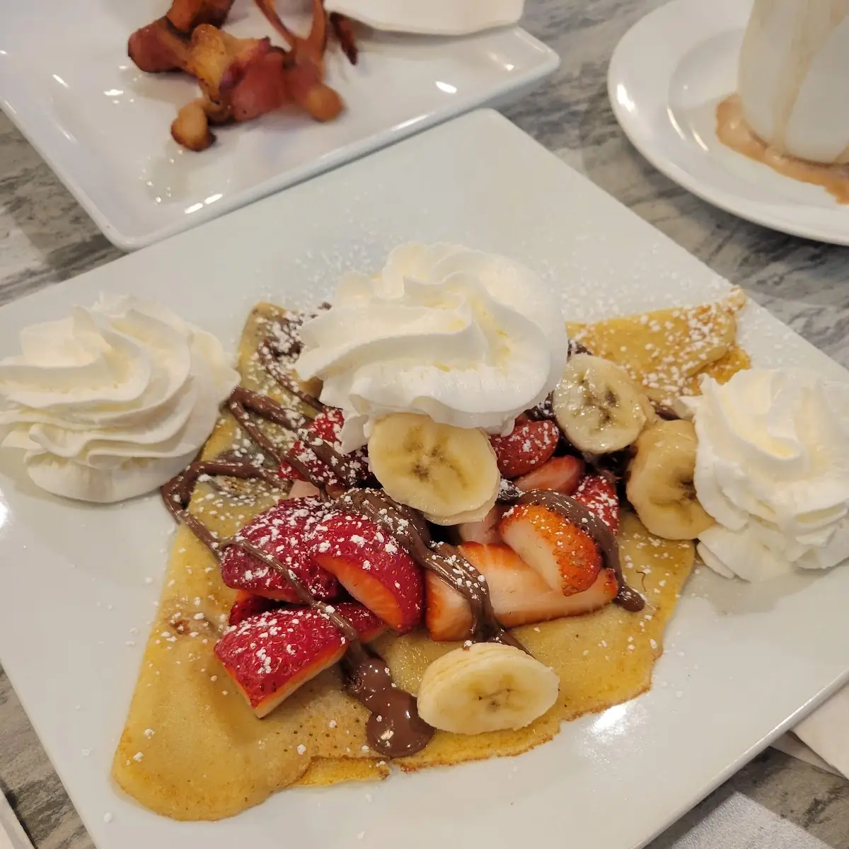 Strawberry Banana & Nutella Crepe
