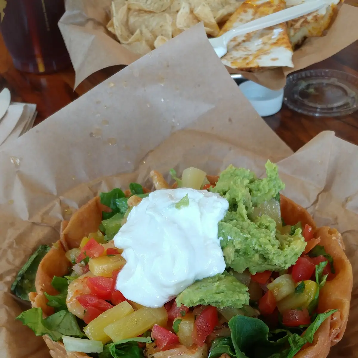 Shrimp Taco Salad