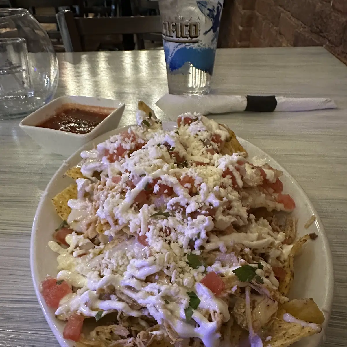 1 2 Order of Chicken Nachos