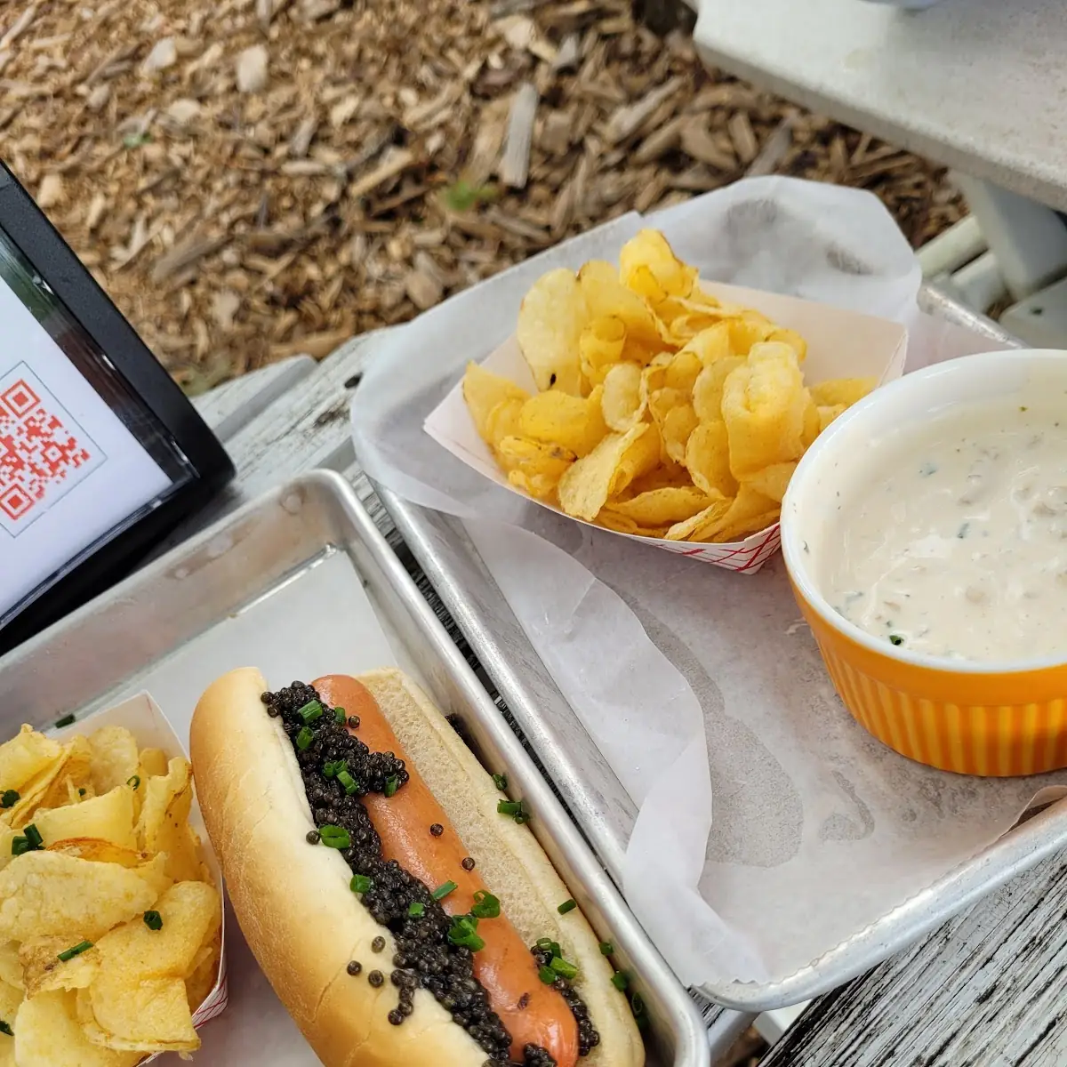 Caviar Hot Dog