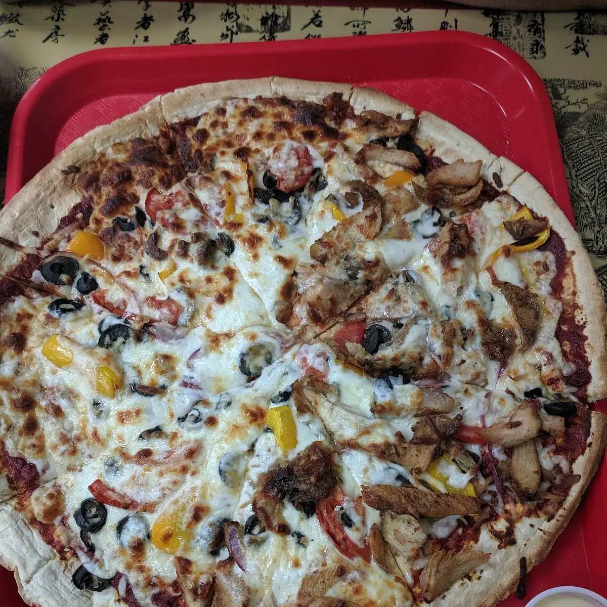Shawarma Pizza Size