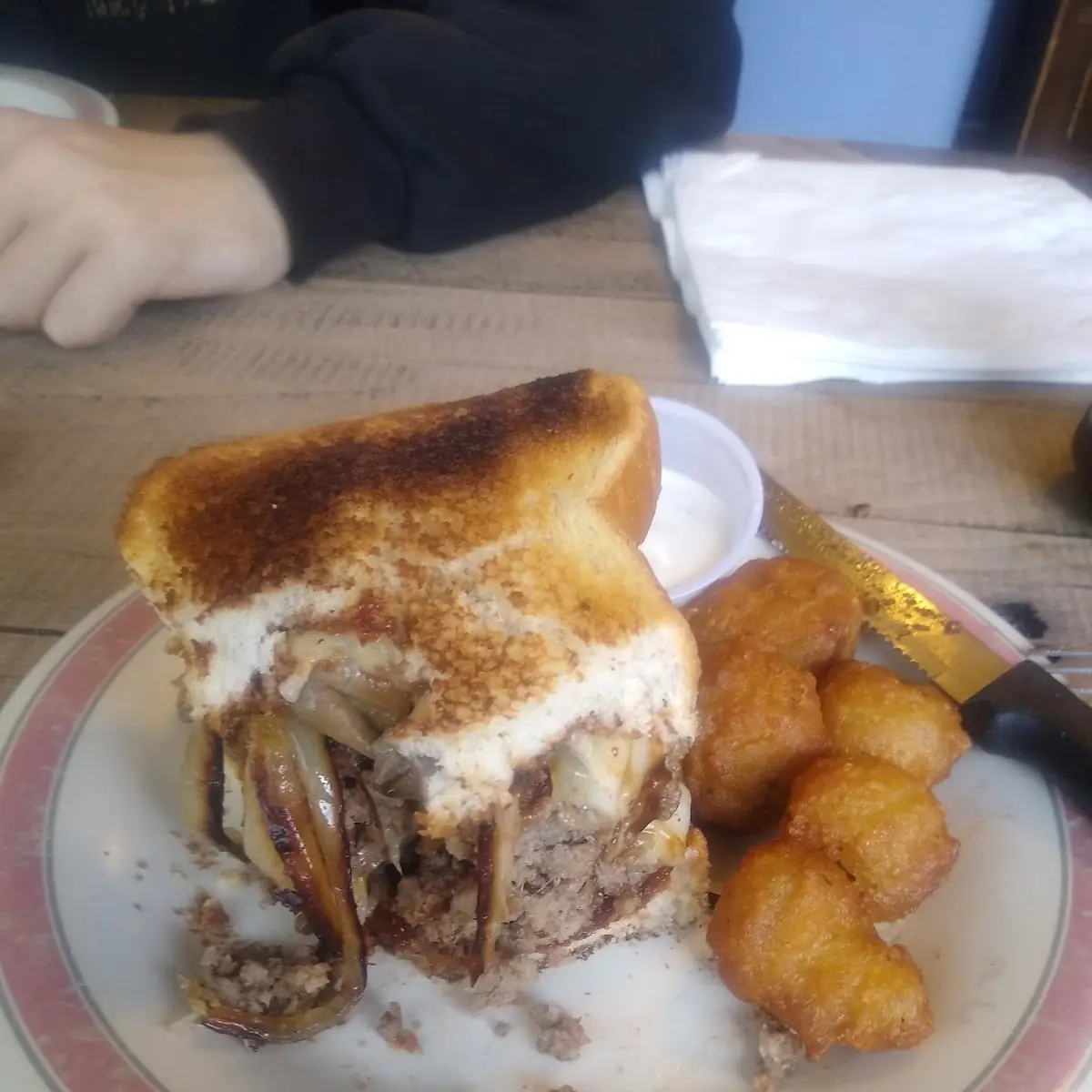 The Tiny with Deep Fried Mushrooms