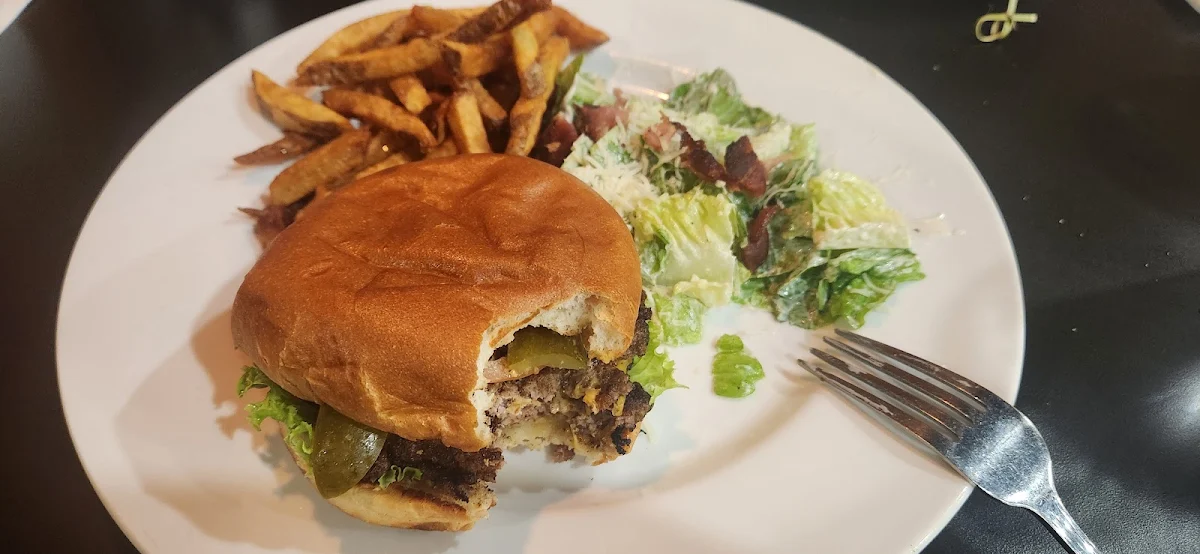 Smash Burger with Fries, The Station