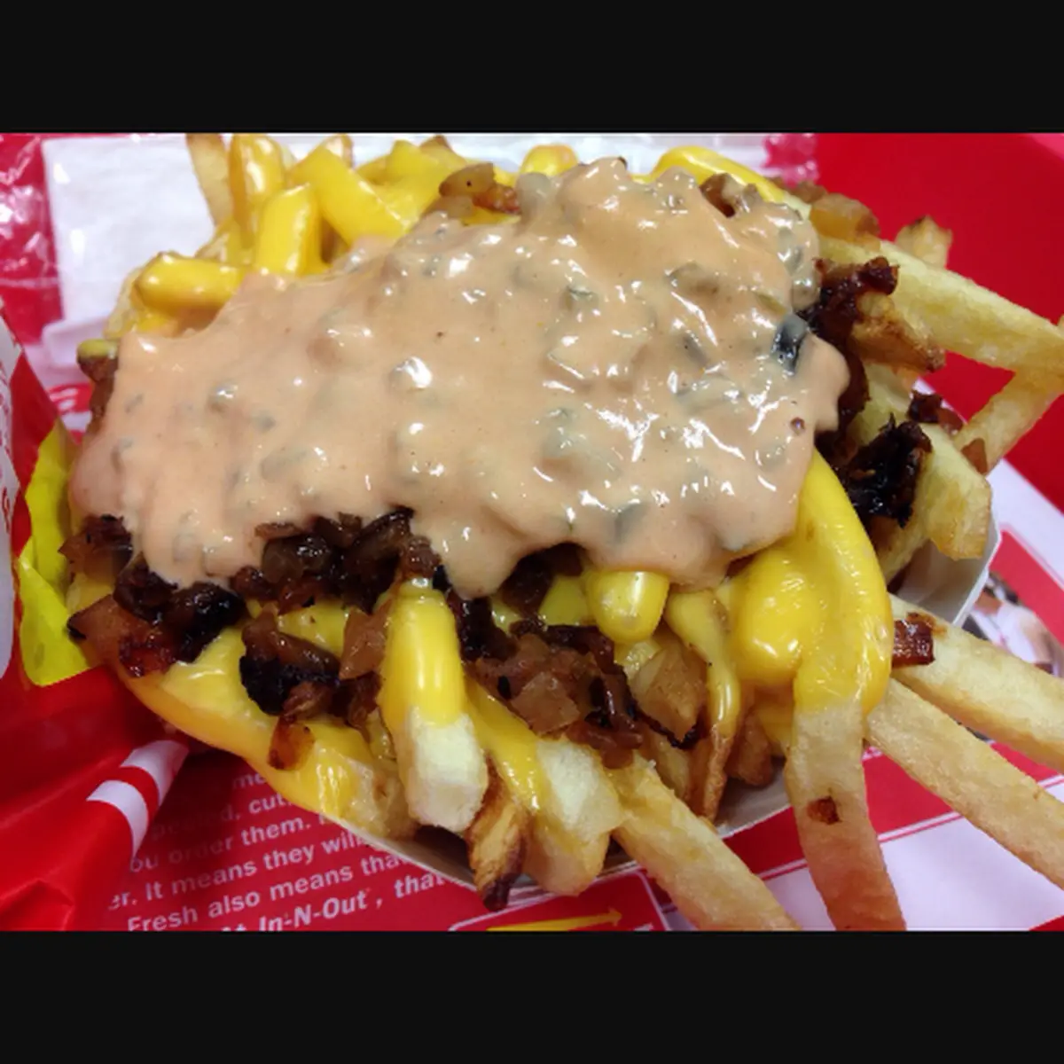 Fries with American Cheese