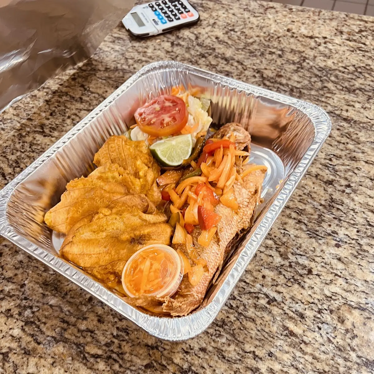 Fried Fish and Tostones