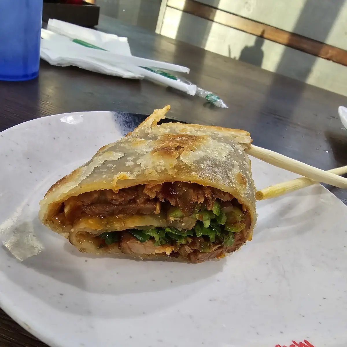 Chinese Beef Burrito