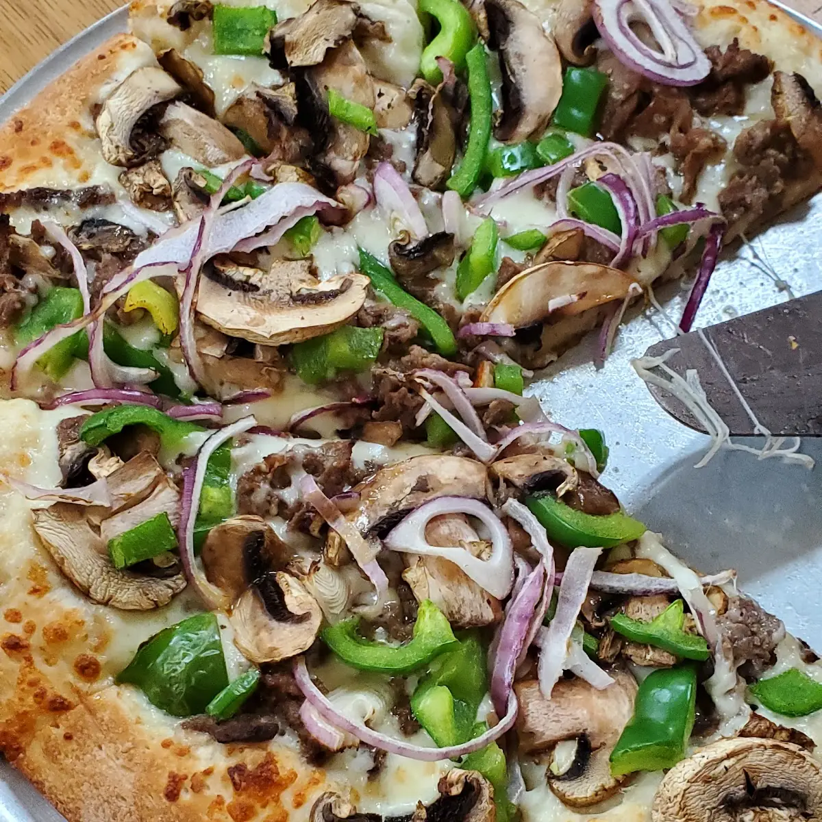 Philly Cheese Steak Pizza