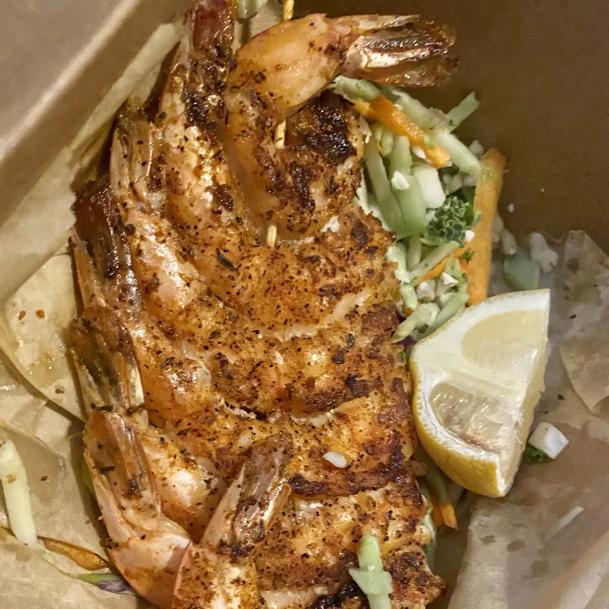 Blackened Shrimp Skewer