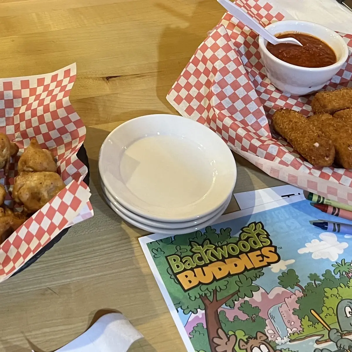 Fried Mushrooms and Cheese Sticks