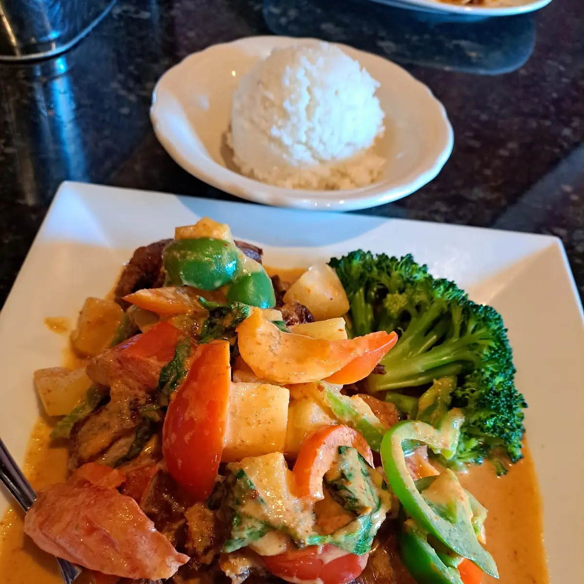 Half Duck in Red Curry