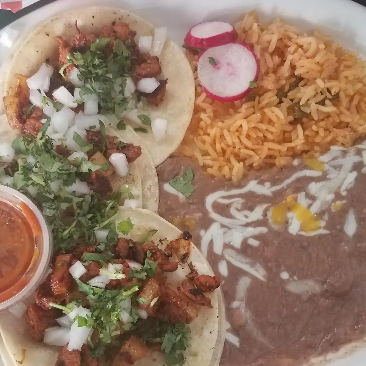Chicken Tacos with Sides