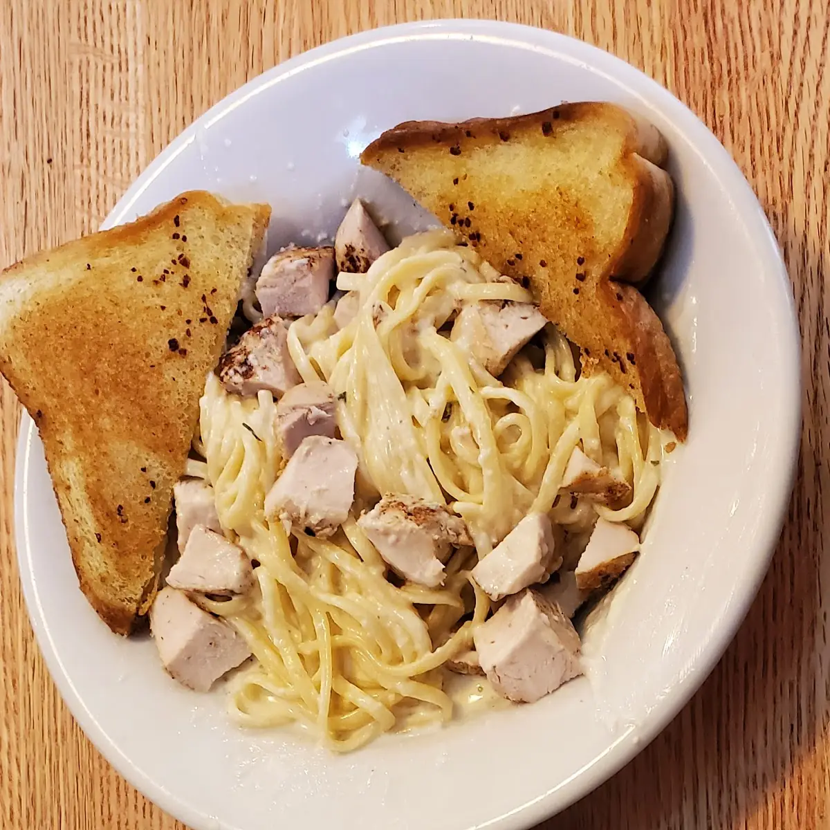 Fettuccine Alfredo with Chicken