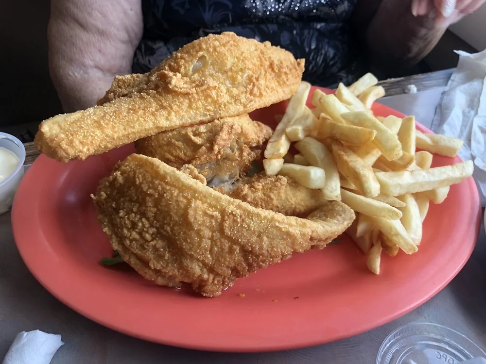 Two Chicken Strips with Fries