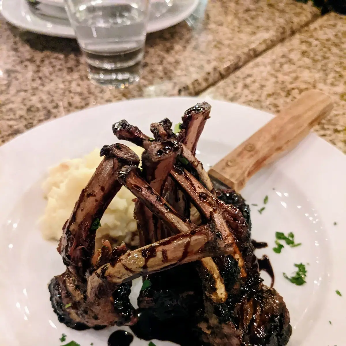 Braised Lamb Shank over Linguine with Gremolata