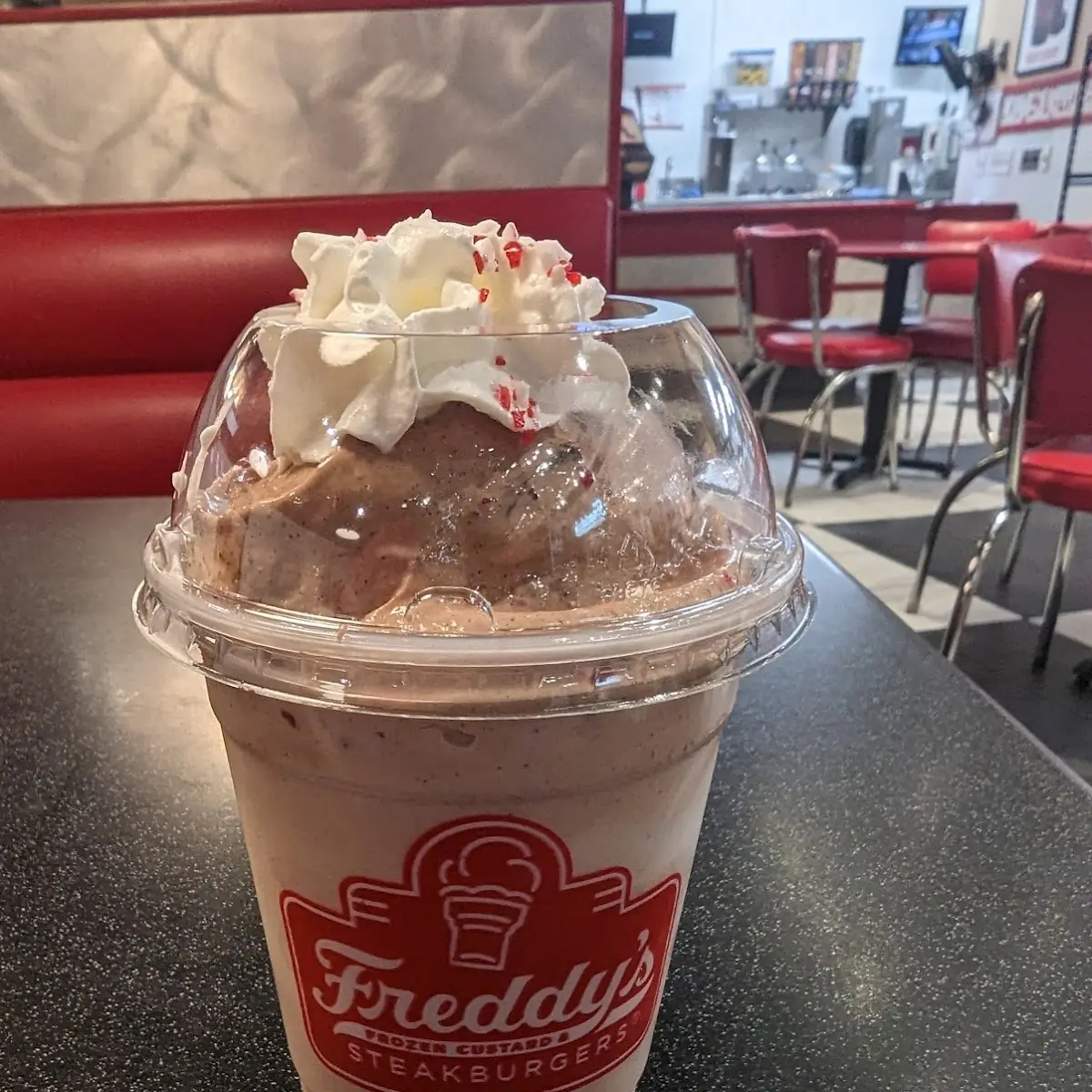 Oreo Cookie Peppermint Shake