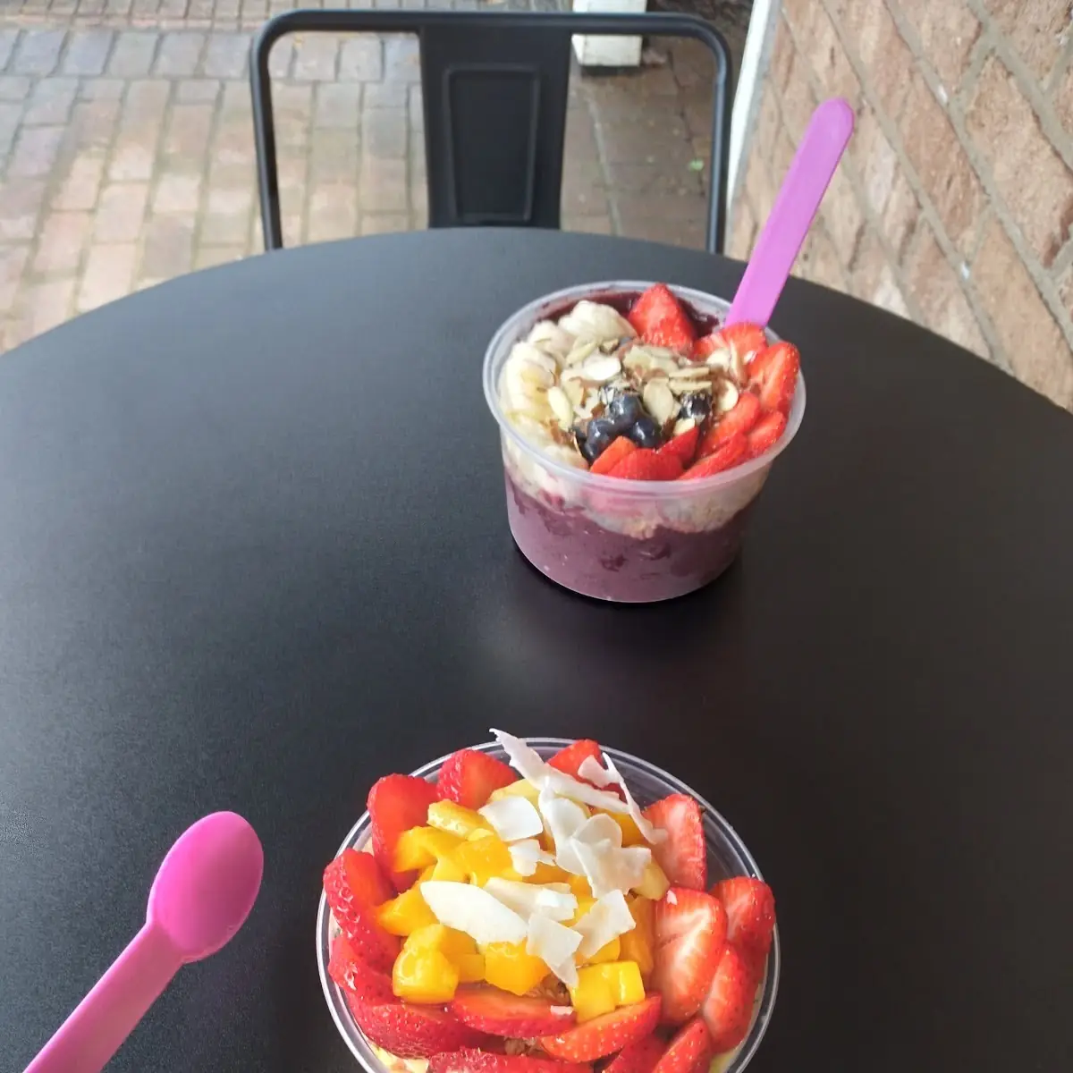 Acai Bowls with Fresh Fruit