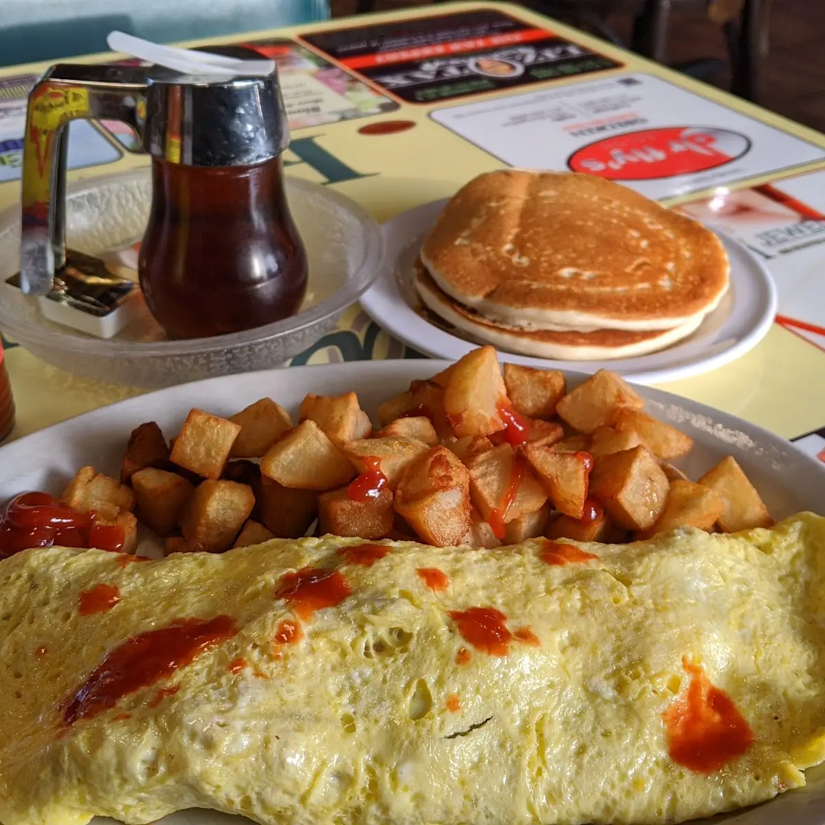 Chicken Fajita Omelette