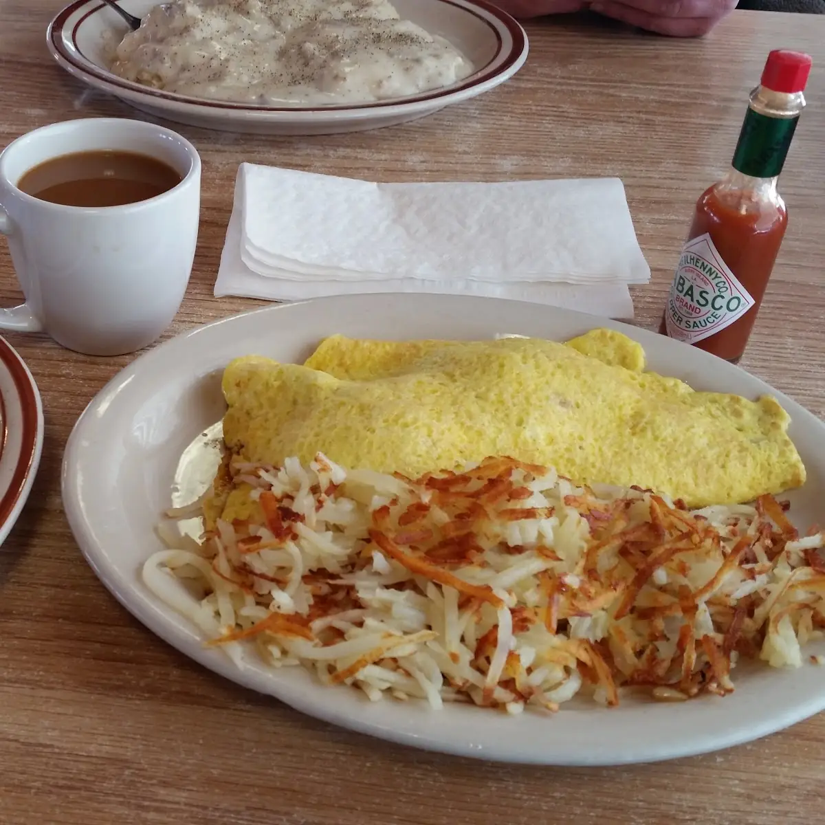 Omelet Hash Browns
