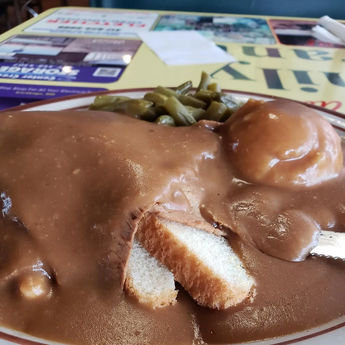 Open Faced Roast Beef