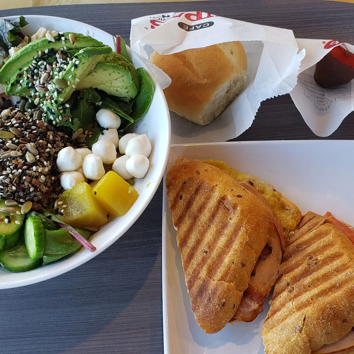 Salad and Sandwich