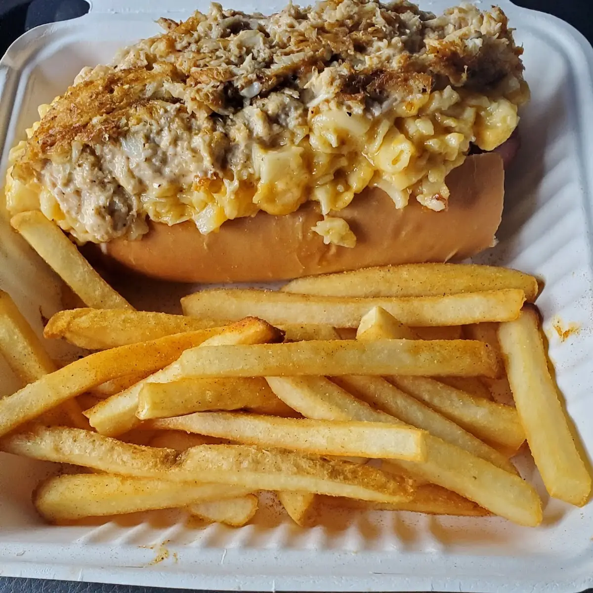 Mac and Cheese Dog