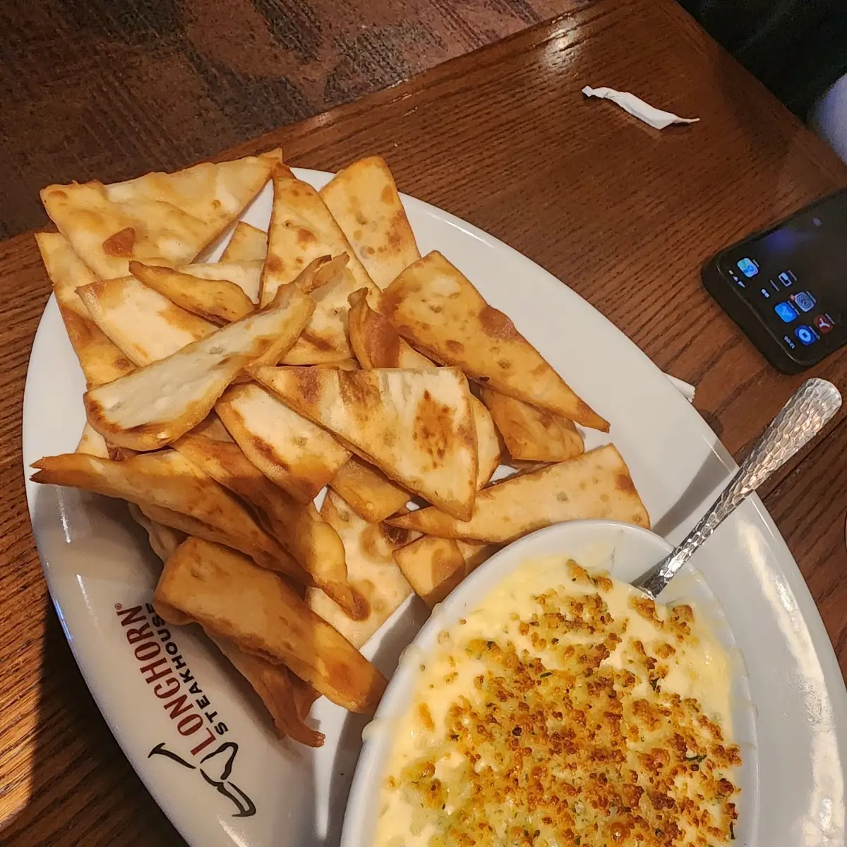 Parmesan Crusted Spinach Dip
