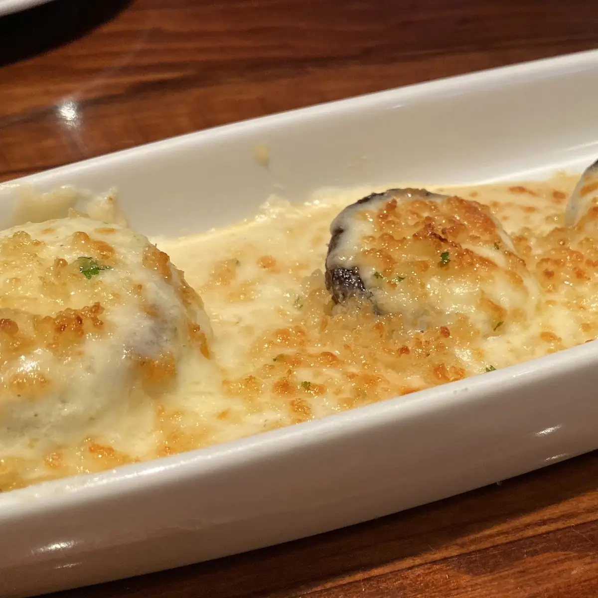 White Cheddar Stuffed Mushrooms