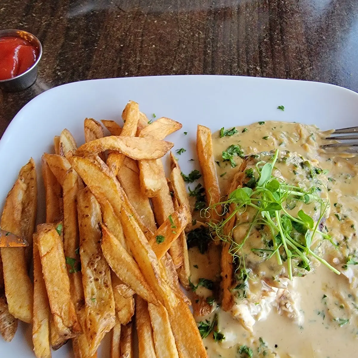 Filete Se Chillo Con Papas Fritas
