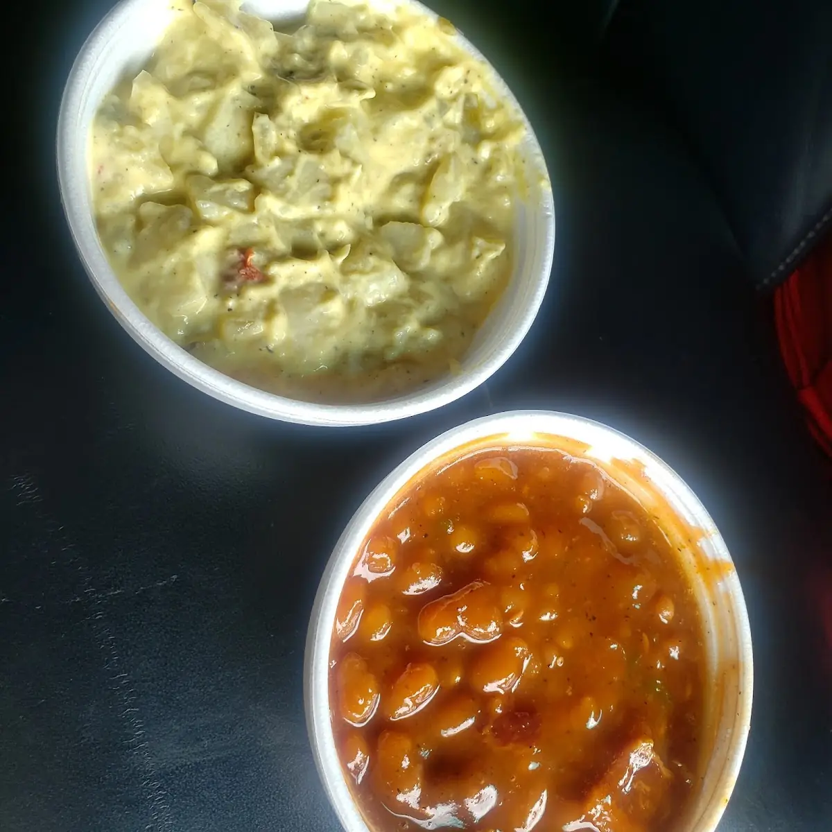 Potato Salad and Baked Beans