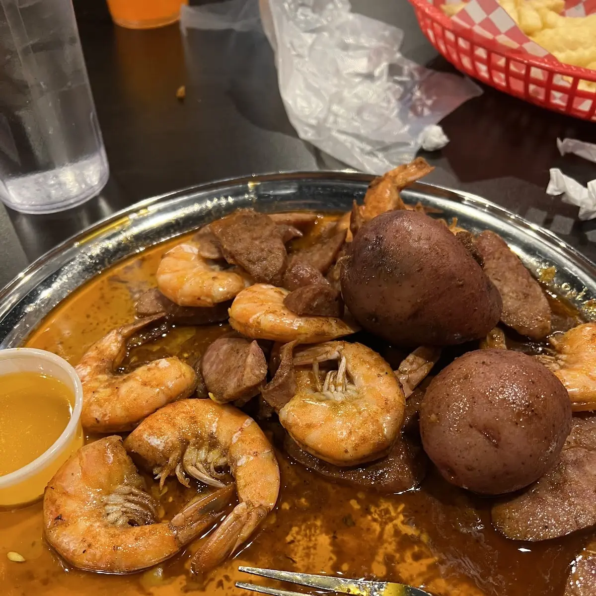 Boiled Shrimp and Potatoes