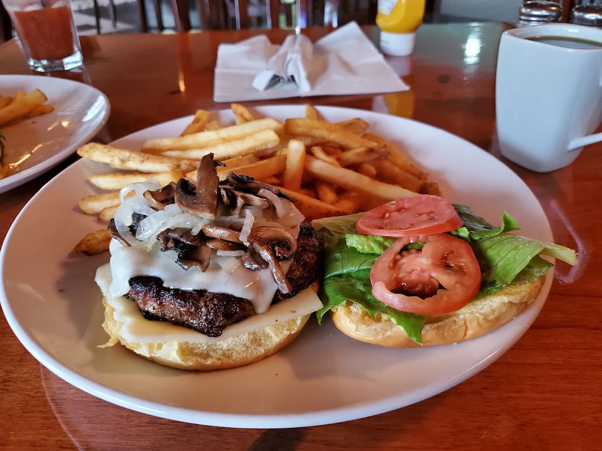 Mushroom Swiss Burger