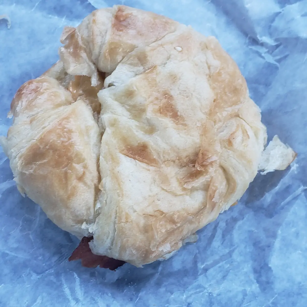 Bacon Egg and Cheese Croissant Sandwich