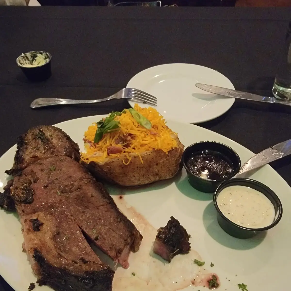 Order Any Steak Black Pepper Crusted or Blackened