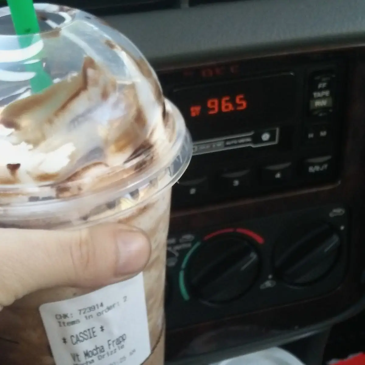 Mocha Frappe with Chocolate Drizzle