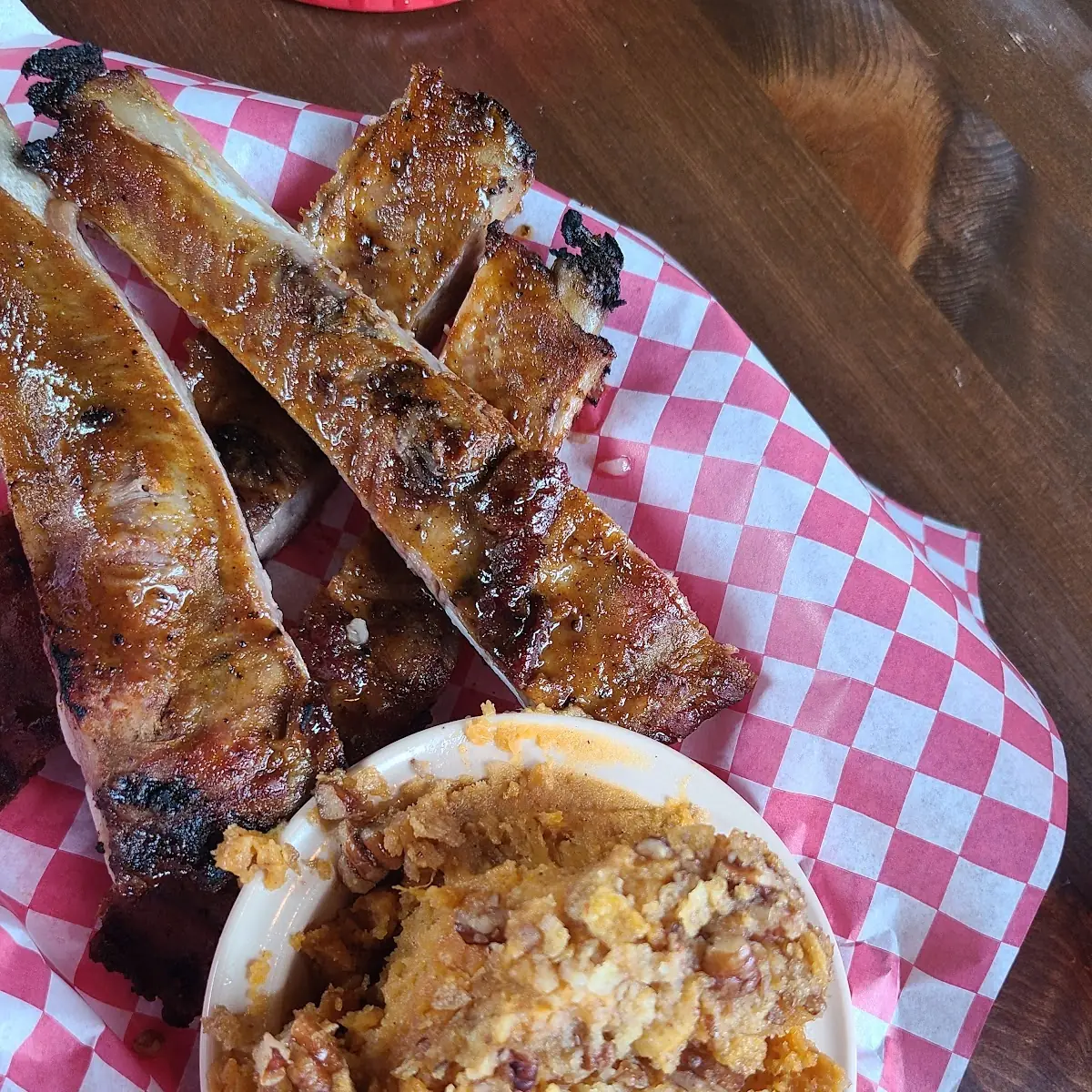 Spare Ribs and Sweet Potato Souffle
