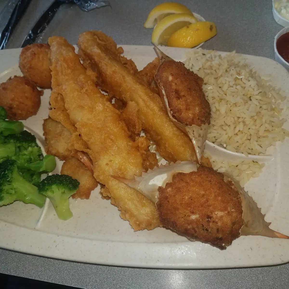 Fish and Crab Cake