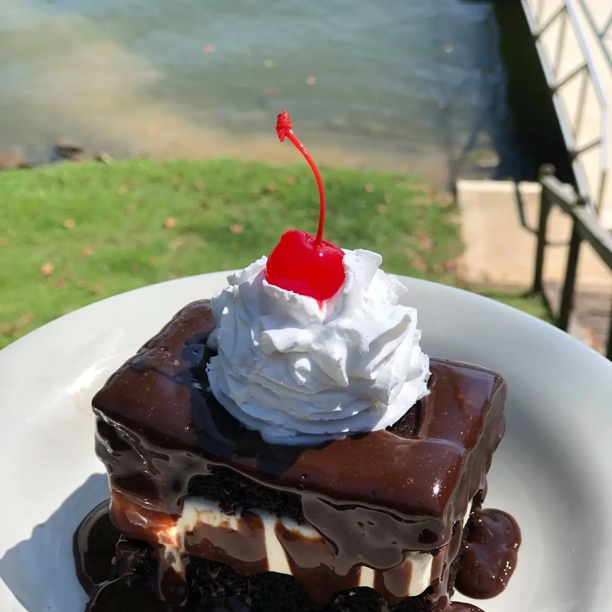 Chocolate Cake with Whipped Cream