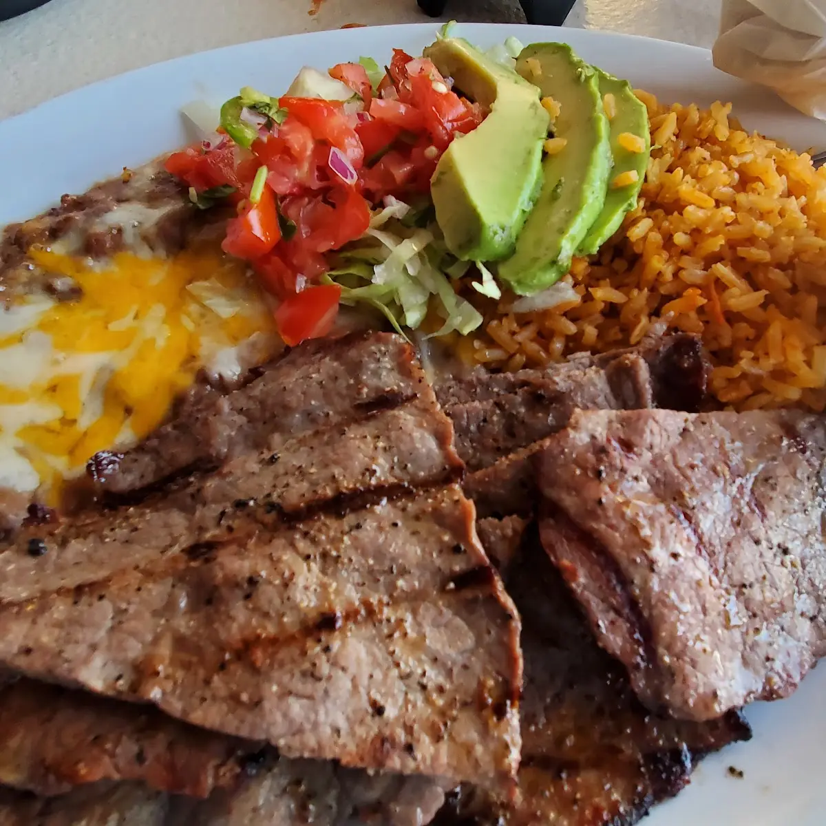 Carne Asada Plate Dinner
