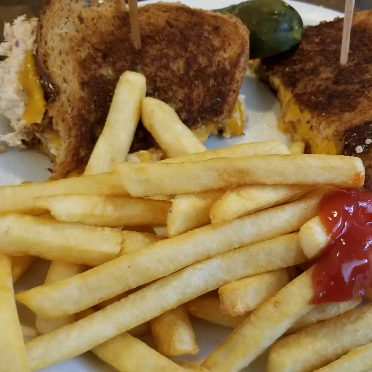 Tuna Melt with Fries