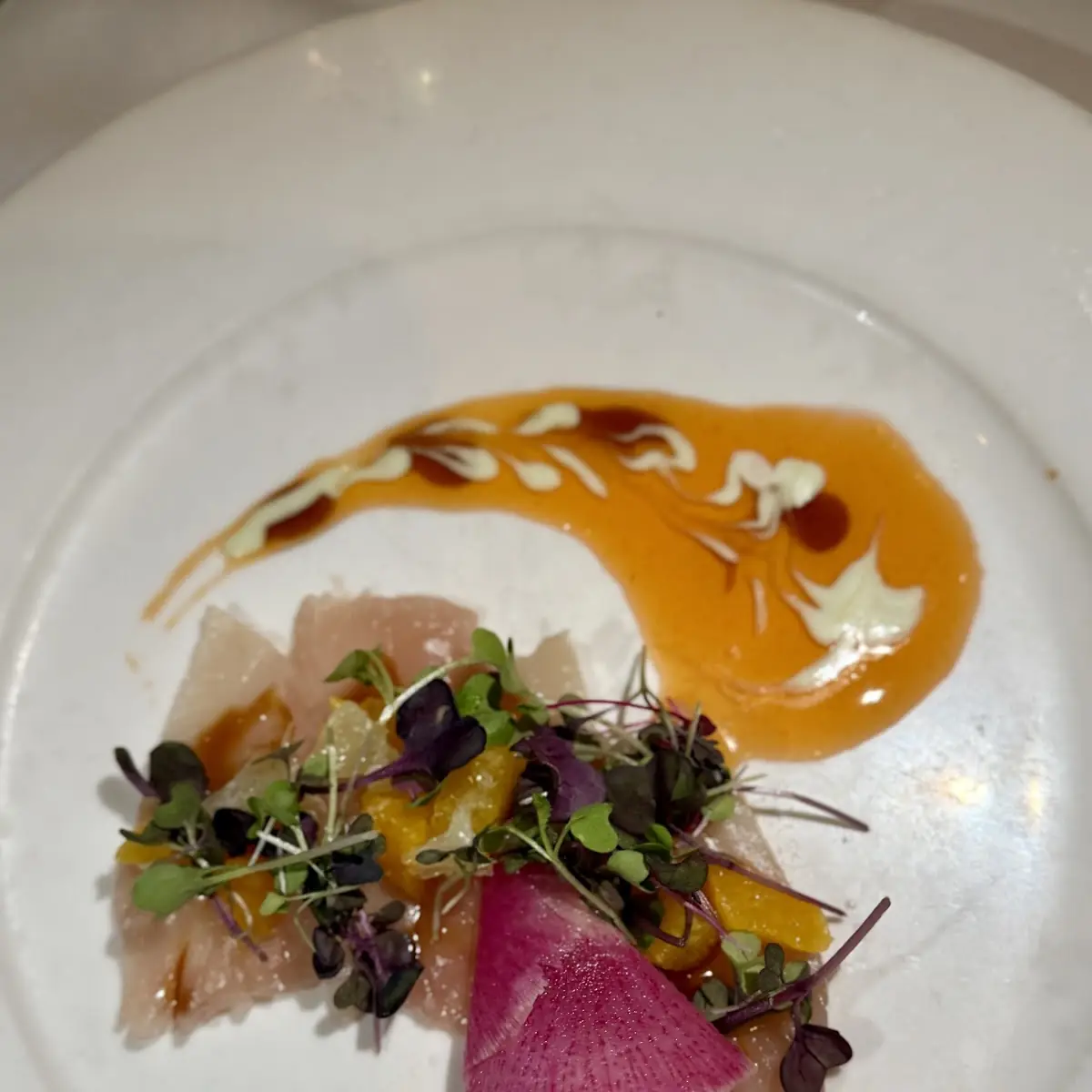 Hamachi Crudo