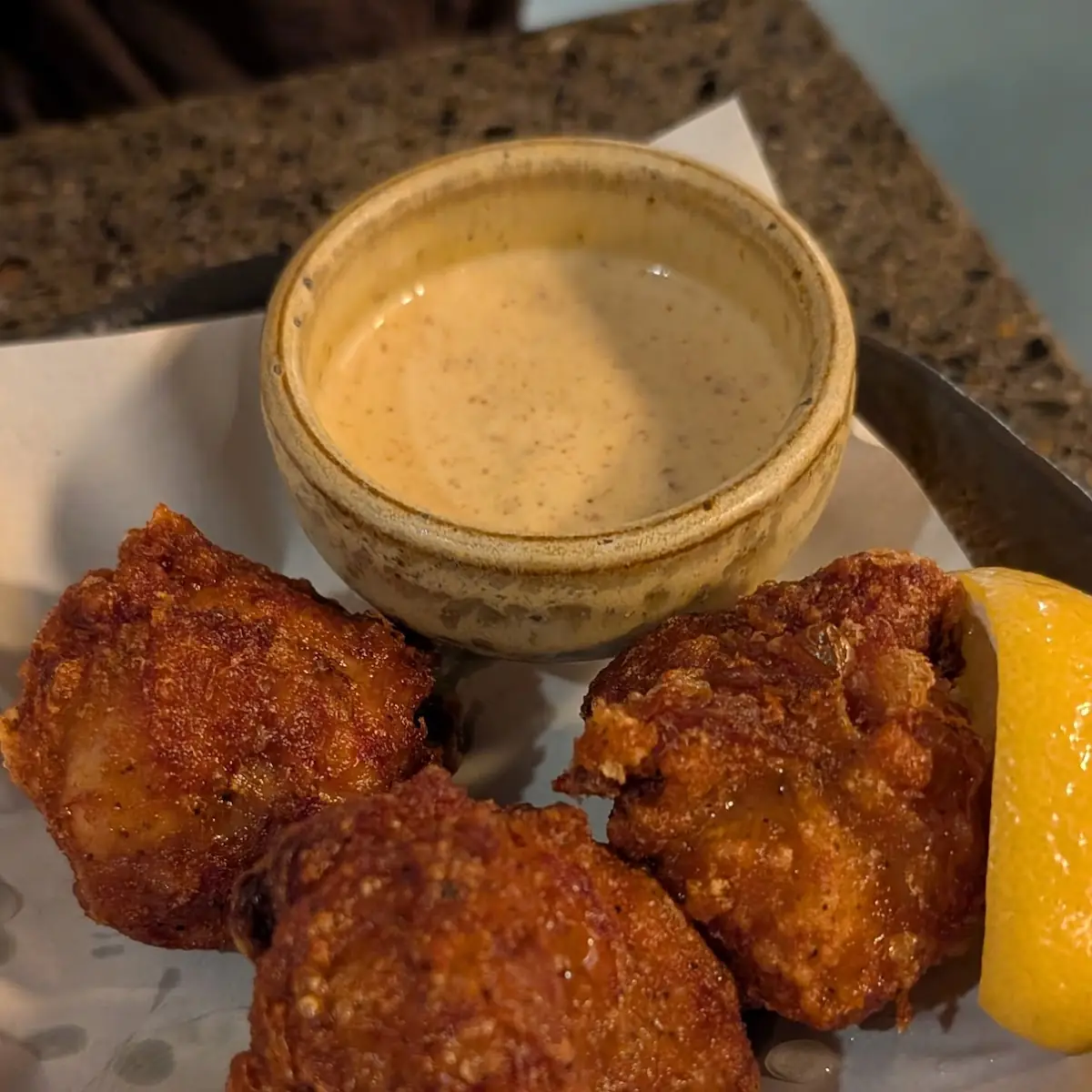 Fried Chicken Karaage with Lemon